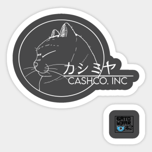 CashCo. Inc (White Linework)) Sticker